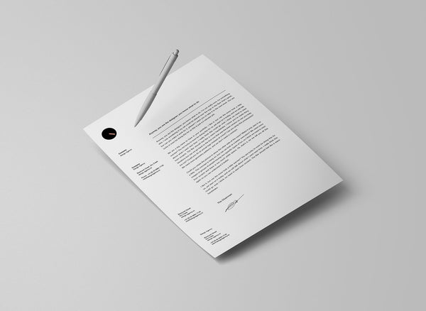 Free Psd Letterhead Mockup