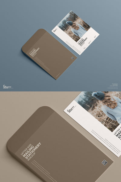 Free Psd Mailing Brand Stationery Mockup