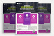 Free Purple And White Business Brochure Psd