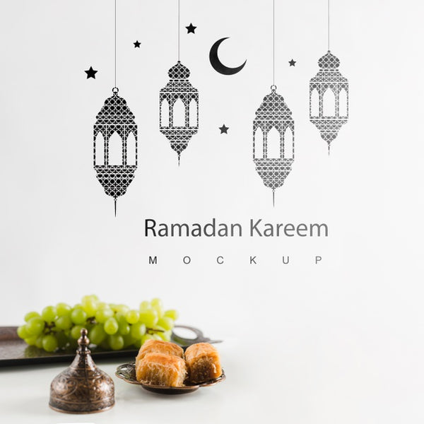 Free Ramadan Still Life With Copyspace Psd