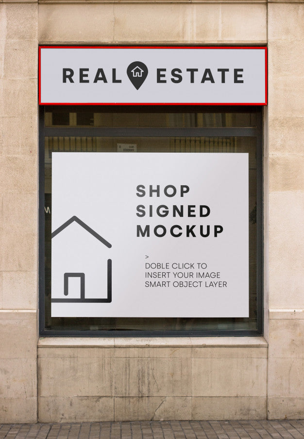 Free Real Estate Billboard Mockup Psd