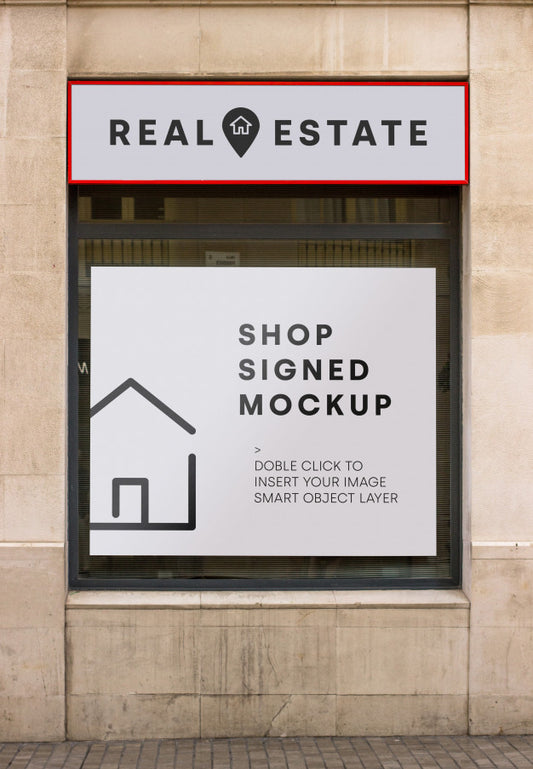 Free Real Estate Billboard Mockup Psd