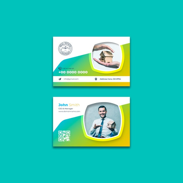 Free Real Estate Business Card Template Psd