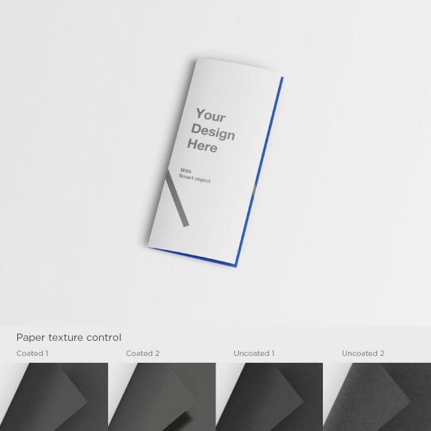 Free Realistic A5 Flyer Presentation Psd