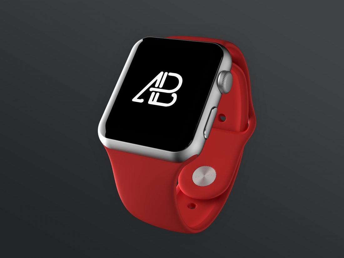 Free Realistic Apple Watch Series 2 Mockup Vol.2