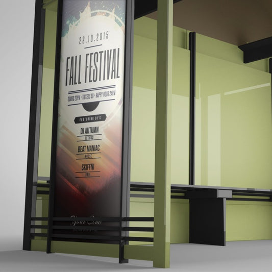 Free Realistic Billboard Presentation Psd