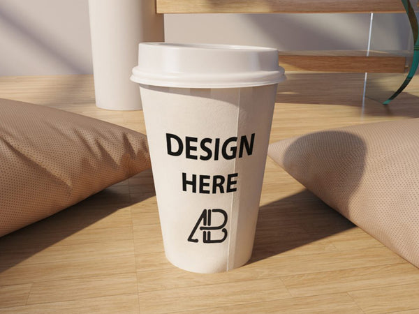 Free Realistic Coffee Cup Mockup