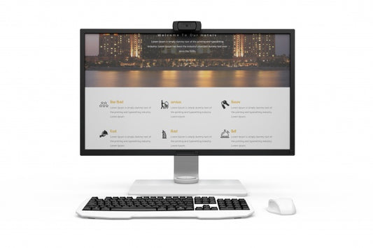 Free Realistic Computer Design Psd