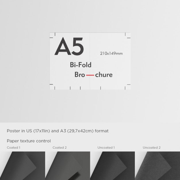 Free Realistic Flyer Mock Up Psd