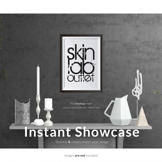 Free Realistic Frame Mock Up Psd