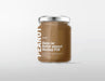 Free Realistic Glass Jar Mockup