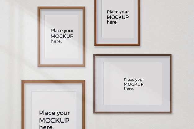 Free Realistic Photo Frame With Shadow Psd