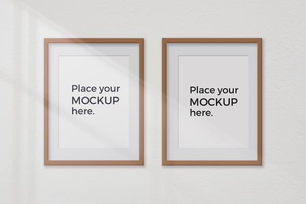 Free Realistic Photo Frame With Shadow Psd