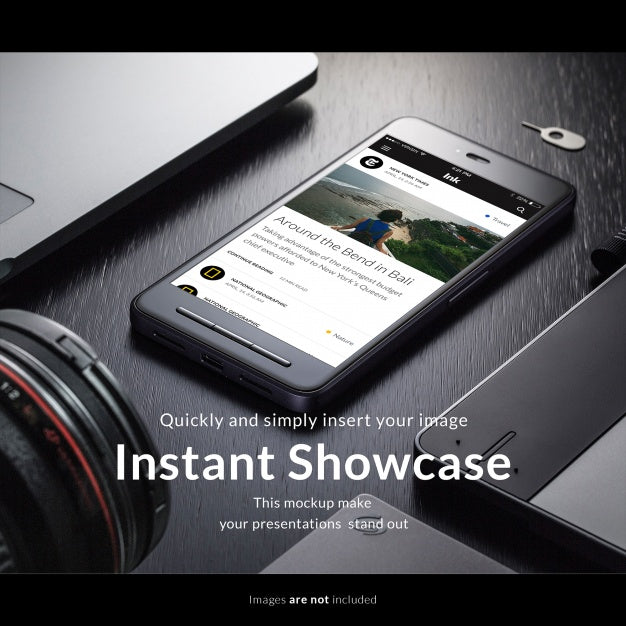 Free Realistic Screen Mock Up Psd