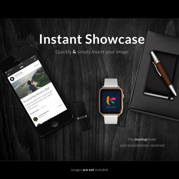 Free Realistic Screen Mock Up Psd