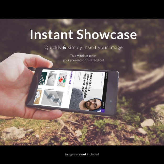 Free Realistic Screen Mock Up Psd