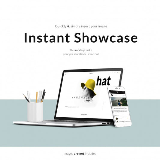Free Realistic Screen Mock Up Psd