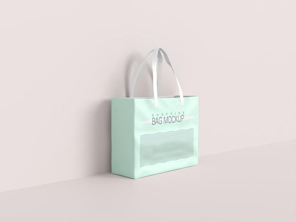 Free Realistic Shopping Bag Mockup Psd