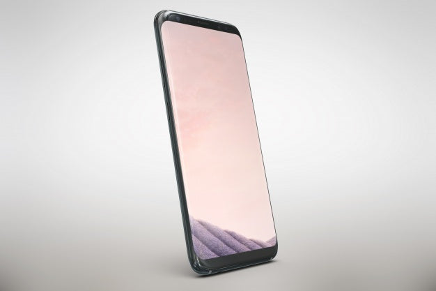 Free Realistic Smartphone Mock Up Psd