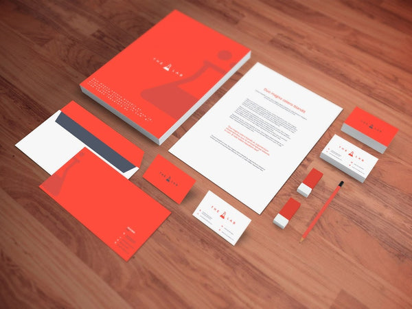 Free Realistic Stationery Psd Mockup