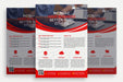 Free Red And White Business Brochure Psd