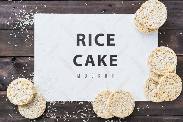 Free Rice Cake Card Mock-Up Psd