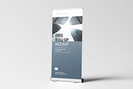 Free Roll-Up Mockup / 100X200 Cm