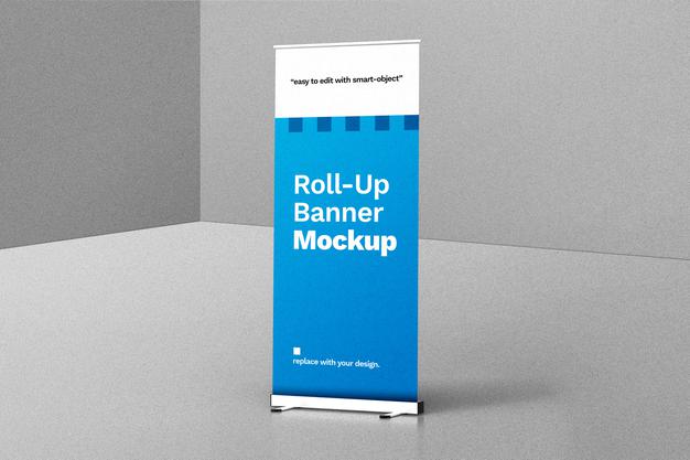 Free Rollup Banner Mockup Psd – DreamBundles