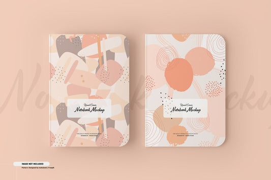 Free Round Corner Notebook Mockup Psd