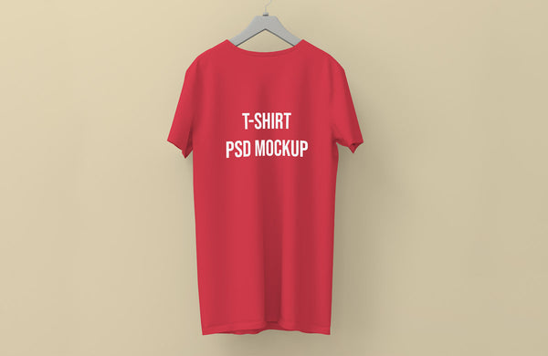 Free Round-Neck T-Shirt Mockup