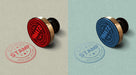 Free Round Stamp Mockup Psd