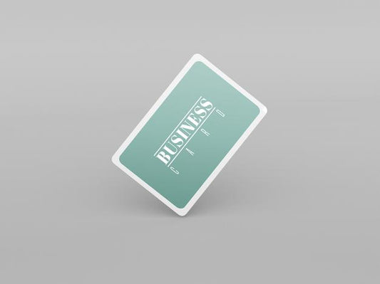 Free Rounded Business Card Mockup Psd