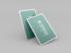 Free Rounded Business Cards Mockup Psd