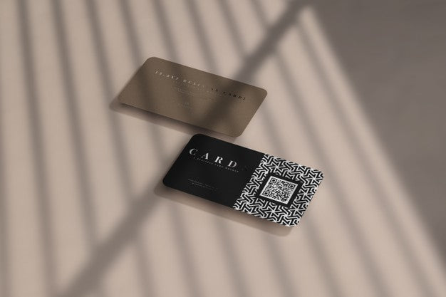 Free Rounded Corner Business Cards Mockup Psd