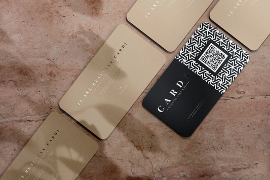 Free Rounded Corner Business Cards Mockup Psd