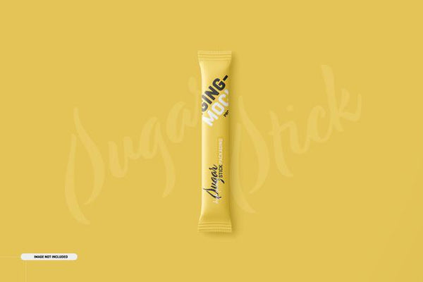 Free Sachet Stick Packaging Mockup Psd