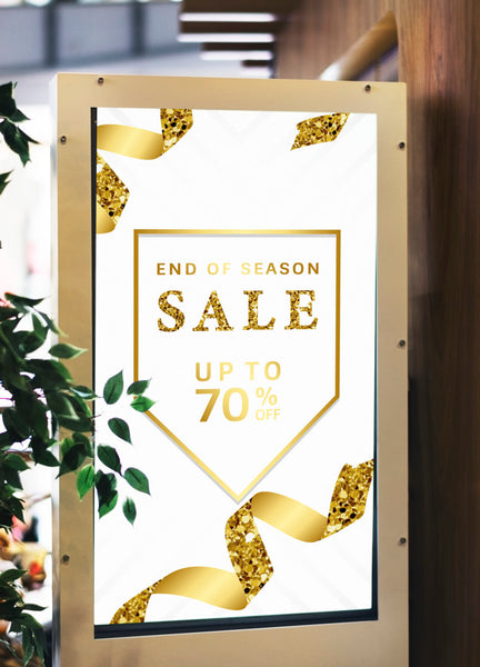 Free Sale Up To 70% Off Poster Mockup Psd