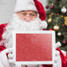 Free Santa Presenting Tablet Mockup Psd