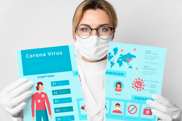 Free Serious Doctor Ripping Coronavirus Mock-Up Psd