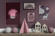 Free Set Of Frame Collection On Wall Mock-Up Psd