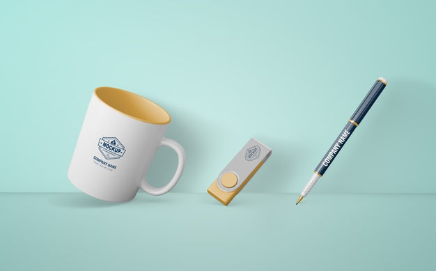 Free Set Of Merchandising Products With Company Logo Psd – DreamBundles
