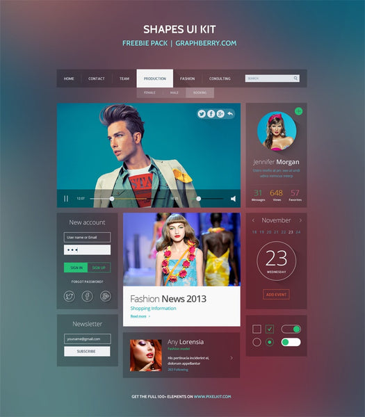 Free Shapes Ui Kit