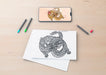 Free Sheet And Mobile With Snakes Draw Psd