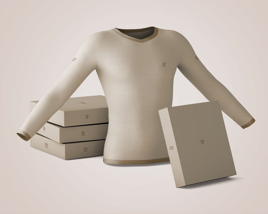 Free Shirt And Box Mockup Psd