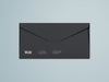 Free Side Seam Envelope Mockup