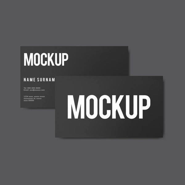 Free Simple Business Card Design Mockup Psd