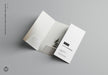 Free Single Gatefold Brochure Mockup