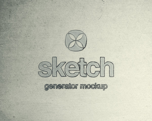 Free Sketch Generator Photoshop Mockup