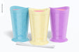 Free Slush & Shake Makers Mockup, Front View Psd