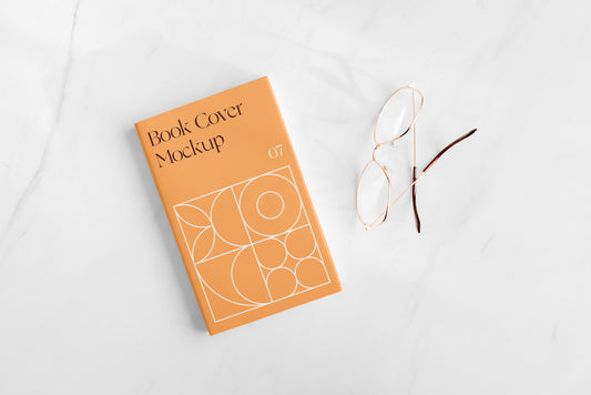 Free Small Book Cover Mockup